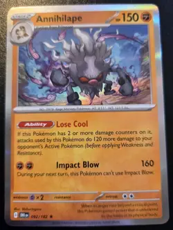 Annihilape 092/182 Holo Rare Scarlet & Violet: Destined Rivals Pokemon TCG - Image 1