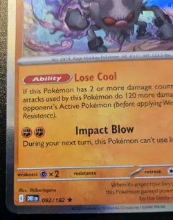 Annihilape 092/182 Holo Rare Scarlet & Violet: Destined Rivals Pokemon TCG - Image 4