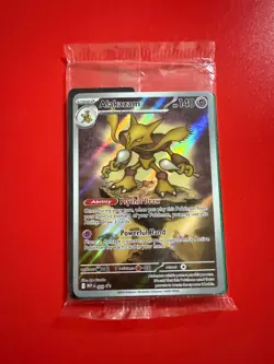 Pokemon Alakazam Mega Evolutions - ETB Promo #9 Black Star Promo SEALED - Image 1