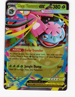 Mega Venusaur ex MEP 013 - Promo (Mega Evolution) Pokemon - Image 1
