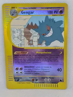 Gengar 10/144 Skyridge Reverse Holo Ultra Rare Pokemon TCG Nintendo ITALIAN MP+ - Image 1