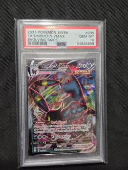 PSA 10 Umbreon VMAX #095 2021 Pokemon SWSH Evolving Skies - Image 1