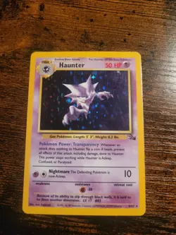 Pokemon Haunter 6/62 Fossil Holo LP - Image 1