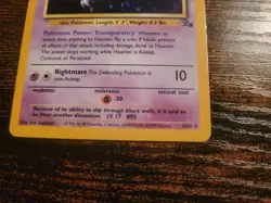 Pokemon Haunter 6/62 Fossil Holo LP - Image 5