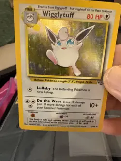 Pokemon Wigglytuff 16/64 Jungle Holo Rare LP MP T229 - Image 2