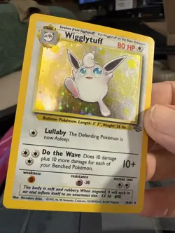 Pokemon Wigglytuff 16/64 Jungle Holo Rare LP MP T229 - Image 3