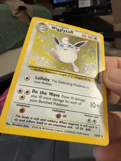 Pokemon Wigglytuff 16/64 Jungle Holo Rare LP MP T229 - Image 4