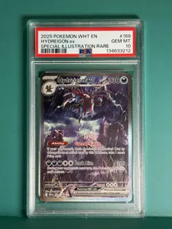 2025 Pokemon Hydreigon ex #169 SIR Special Illustration Rare PSA 10 Gem Mint EN - Image 1