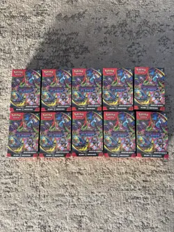 Pokemon TCG Mega Evolutions Phantasmal Flames Booster Bundle Sealed x 10 - Image 1
