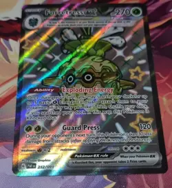 Pokemon TCG Forretress ex 212/091 - Paldean Fates Holo Shiny Ultra Rare NM - Image 3