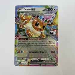 Pokemon TCG Prismatic Evolutions Eevee EX 075/131 Prize Packs Stamp - Image 1