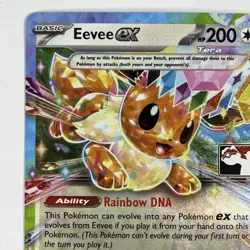 Pokemon TCG Prismatic Evolutions Eevee EX 075/131 Prize Packs Stamp - Image 2