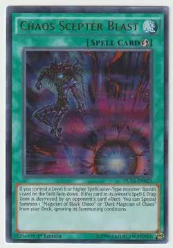 YuGiOh! Chaos Scepter Blast DUSA-EN025 Ultra Rare NM 1st Ed. - SHIPS TOP LOADED! - Image 1