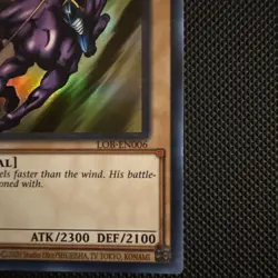 Yu-Gi-Oh! TCG Gaia The Fierce Knight LOB-006 Ultra Rare OG Unlimited Near Mint - Image 4