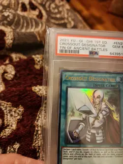 YUGIOH PSA 10 CROSSOUT DESIGNATOR MP21 EN258 - ULTRA RARE - 1ST ED POP 8 - Image 3