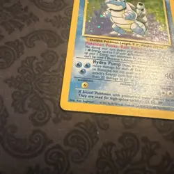 Pokemon TCG Blastoise Holo Unlimited Rare Card 2/130 Base Set 2 - Image 2