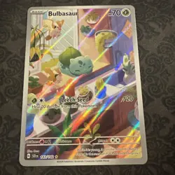 Pokemon TCG Bulbasaur Card 143/142 Stellar Crown Illustration, Rare - Image 1