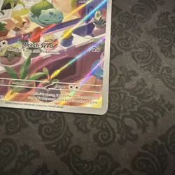 Pokemon TCG Bulbasaur Card 143/142 Stellar Crown Illustration, Rare - Image 3