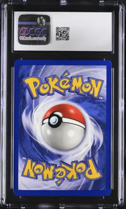 CGC 8.5 Grass Energy Base Set 1st Edition 99/102 Gray Stamp Pokemon Card - Image 2