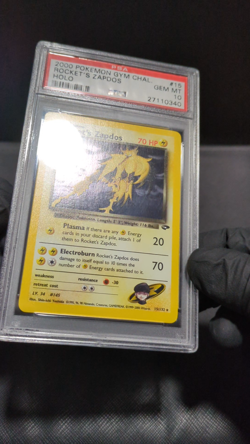 Rocket's Zapdos - 15/132 - Gym Challenge - Holo Rare - PSA 10 - Pokemon Card - Image 2