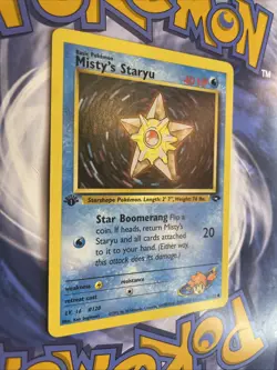 Pokemon Card - Misty's Staryu Gym Challenge 1st Edition 92/132 NM/LP - Image 2