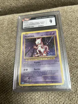 Pokemon Mewtwo TCG Classic Collection Holo Card CLB 014/034 CGC 9 - Image 1