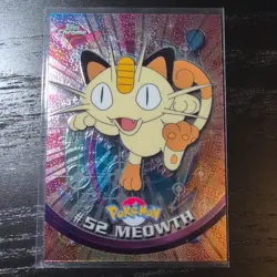 Meowth #52 - Topps Chrome Series 1 Pokemon Card NM - Image 1