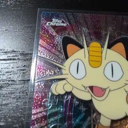 Meowth #52 - Topps Chrome Series 1 Pokemon Card NM - Image 3