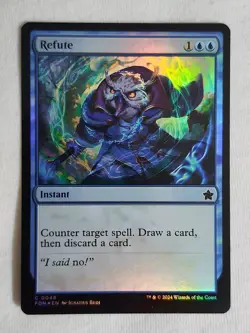 Refute #48 Foundations Foil Magic the Gathering - Image 1