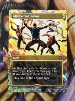Multiversal Passage (Borderless) #0206 Marvel MTG Spider-Man - Pack Fresh NM 🔥 - Image 1
