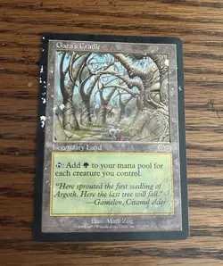 MTG Gaea's Cradle Urza's Saga - Damaged - Image 1