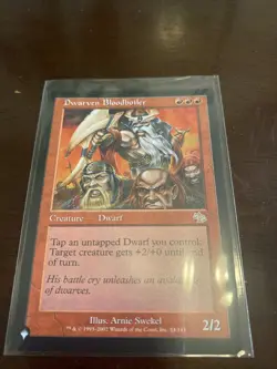 MTG Magic the Gathering Dwarven Bloodboiler (84/143) Judgment LP - Image 1