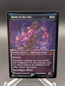 Blade of the Oni (Showcase) (Foil Etched) Kamigawa: Neon Dynasty Foil - Image 1