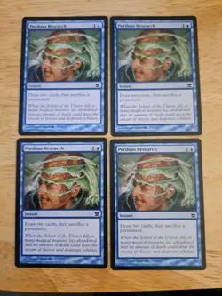 MTG - 4x Perilous Research - Modern Masters - NM - Image 1