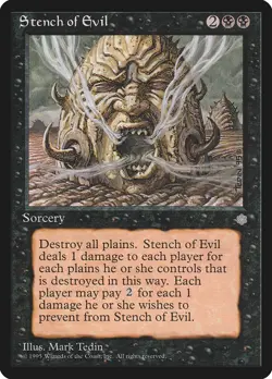4x Stench of Evil - LP - Ice Age - SPARROW MAGIC mtg - Image 1