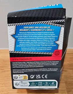 Pokemon Boosterbundle Karmesin & Purpur Schwarze Blitze Franzosisch NEU OVP 7114 - Image 4