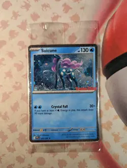 Pokemon Phantasmal Flames Suicune Double Swirl GameStop Promo 026/094 SEALED - Image 1