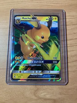 Raichu GX - 20/68 - Hidden Fates - Holo Rare - Pokemon TCG 2019 - Image 1