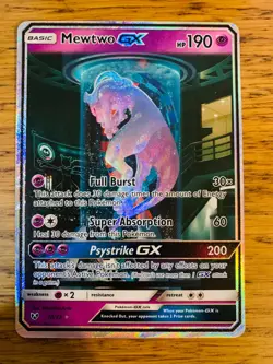 NM! Mewtwo GX (78/73) Shining Legends Secret Rare Holo Pokemon Card! Mewtube! - Image 1