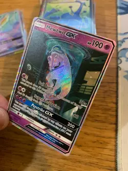 NM! Mewtwo GX (78/73) Shining Legends Secret Rare Holo Pokemon Card! Mewtube! - Image 4