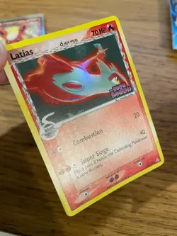 NM! Latias (21/110) EX Holon Phantoms Stamped Reverse Holo Delta Pokemon Card! - Image 3