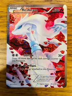 MP! Reshiram (RC22/RC25) Legendary Treasures Radiant Collection Pokemon Card! - Image 1