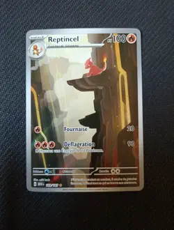 Carte Pokemon - Reptincel 169/165 AR ev3.5 - 151 - Image 1
