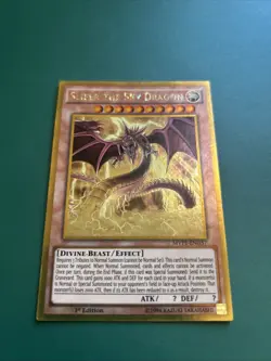 Yu-Gi-Oh! Slifer the Sky Dragon MVP1-ENG57 - Gold Rare 1st Edition NM - Image 1