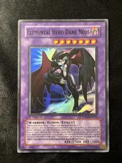 YUGIOH Elemental HERO Dark Neos DP03-EN014 1st edition Super Rare NM - Image 1