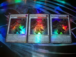 3x Blackwing Armor Master 1st Edition Ultra Rare L5DD-ENC27 Yu-Gi-Oh! - Image 1