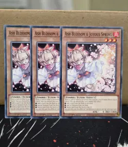 Yugioh! 3x Ash Blossom & Joyous Spring L5DD-ENC09 Common NM Fast Shipping - Image 1