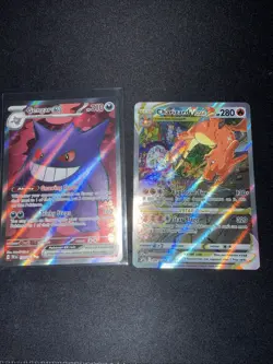 Pokemon TCG Charizard VSTAR Promo Card SWSH262 And Gengar Ex 193/162 - Image 1