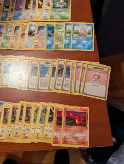 Pokemon Card Lot 1990s Vintage Cards (127) Total Pikachu Eevee Jigglypuff + More - Image 2