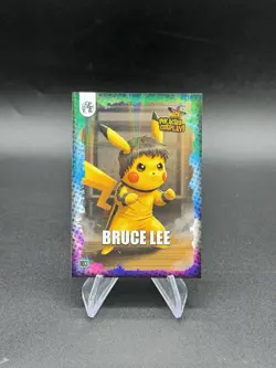Bruce Lee Holo Pikachu Cosplay Set 2025 Pokemon Card 103 - Image 1
